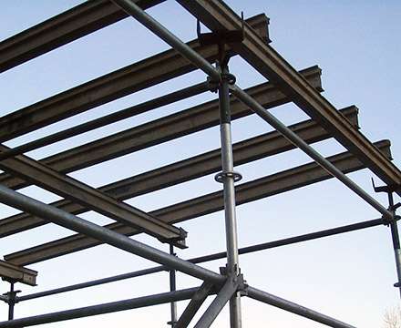 Slab Formwork-Aluminium beams and multidirectional